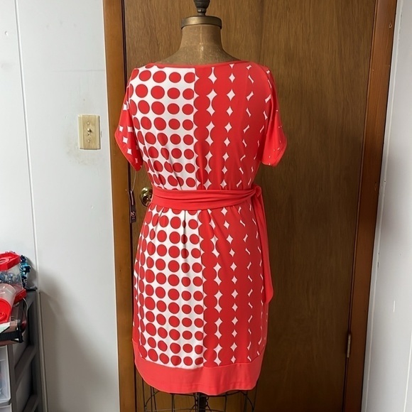 New directions orange with white dots size 14 dress - Picture 4 of 7